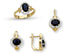 SET Inel + Cercei + Pandantiv AUR14K ST14K4211