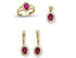SET Inel + Cercei + Pandantiv AUR14K ST14K4212