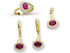 SET Inel + Cercei + Pandantiv AUR14K ST14K4312
