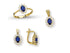 SET Inel + Cercei + Pandantiv AUR14K ST14K4313