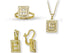 SET Inel + Cercei + Pandantiv AUR14K ST14K4410