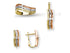 SET Inel + Cercei + Pandantiv AUR14K ST14K4512