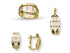 SET Inel + Cercei + Pandantiv AUR14K ST14K451