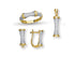 SET Inel + Cercei + Pandantiv AUR14K ST14K4617