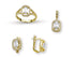 SET Inel + Cercei + Pandantiv AUR14K ST14K4912