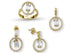 SET Inel + Cercei + Pandantiv AUR14K ST14K4913